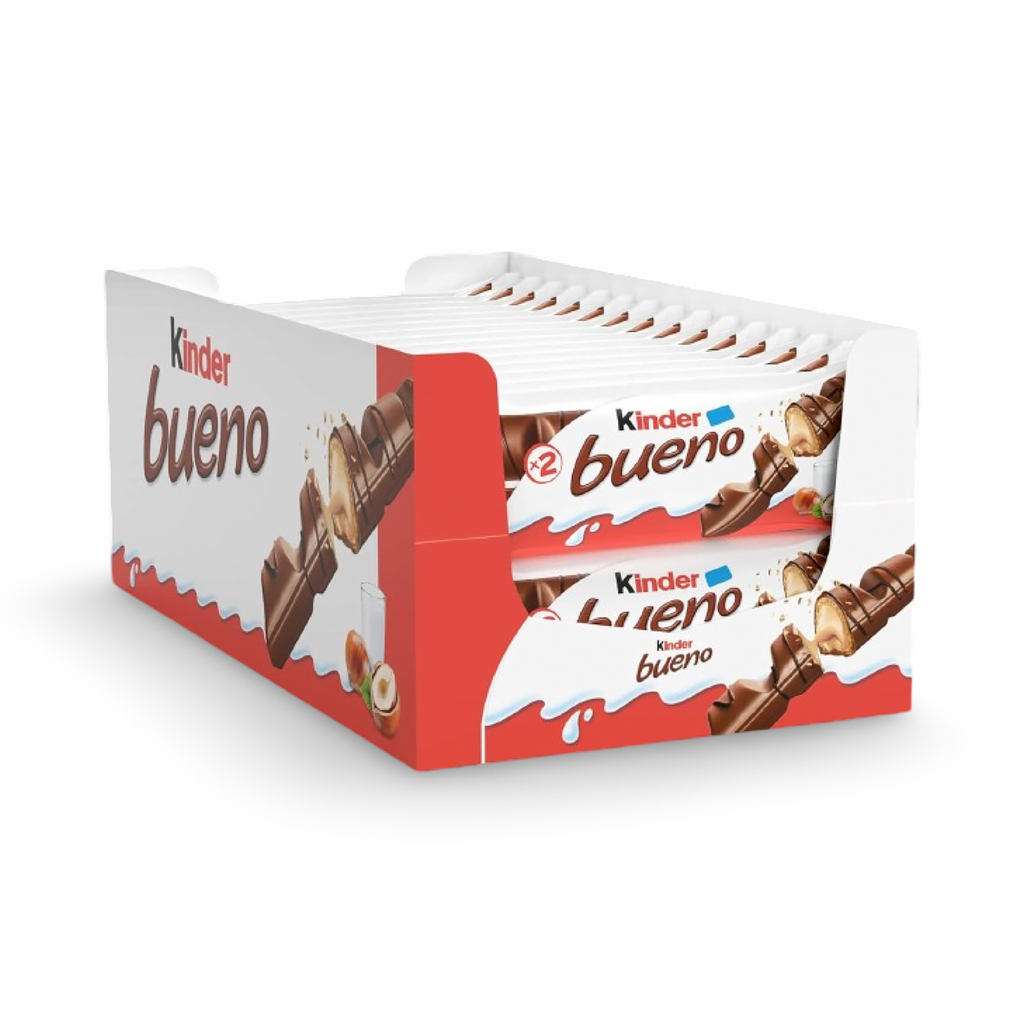 30x43g Hazelnoot Melk Chocoladereep Bueno