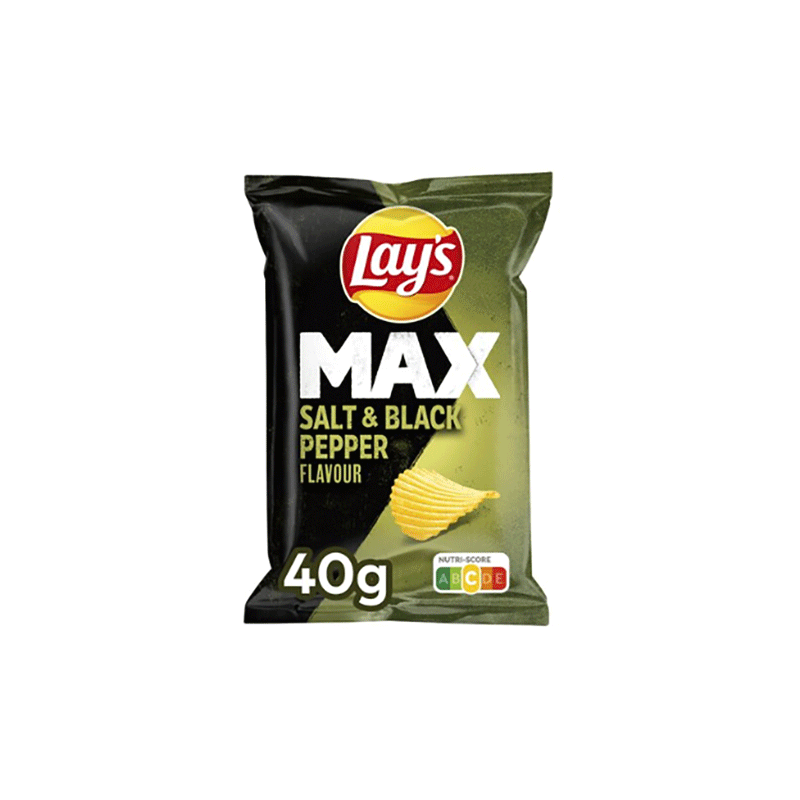 20x40g Zout en Pepper Chips