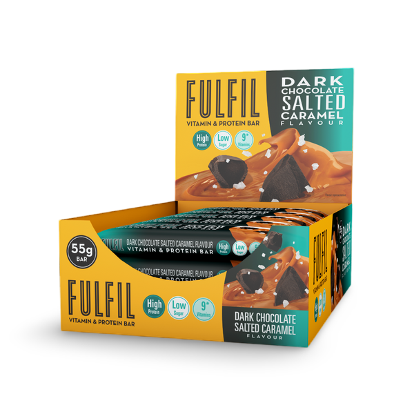 15x55g Barre Protéinée Caramel Salé