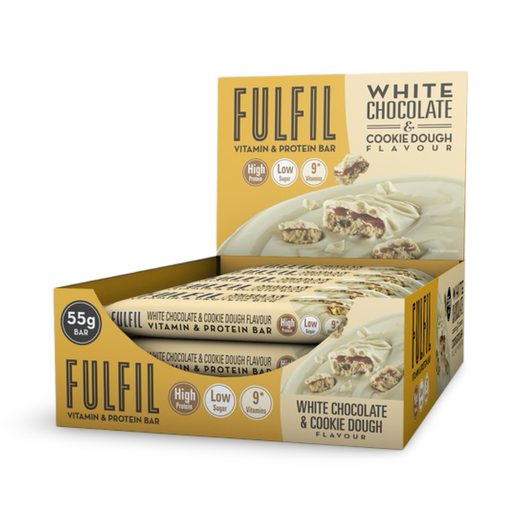 15x55g Witte Chocolade en Cookies Eiwitreen