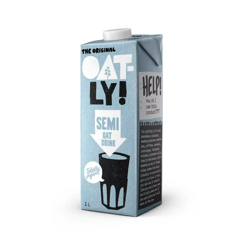 6x1L Lait d'Avoine Demi-Écrémé