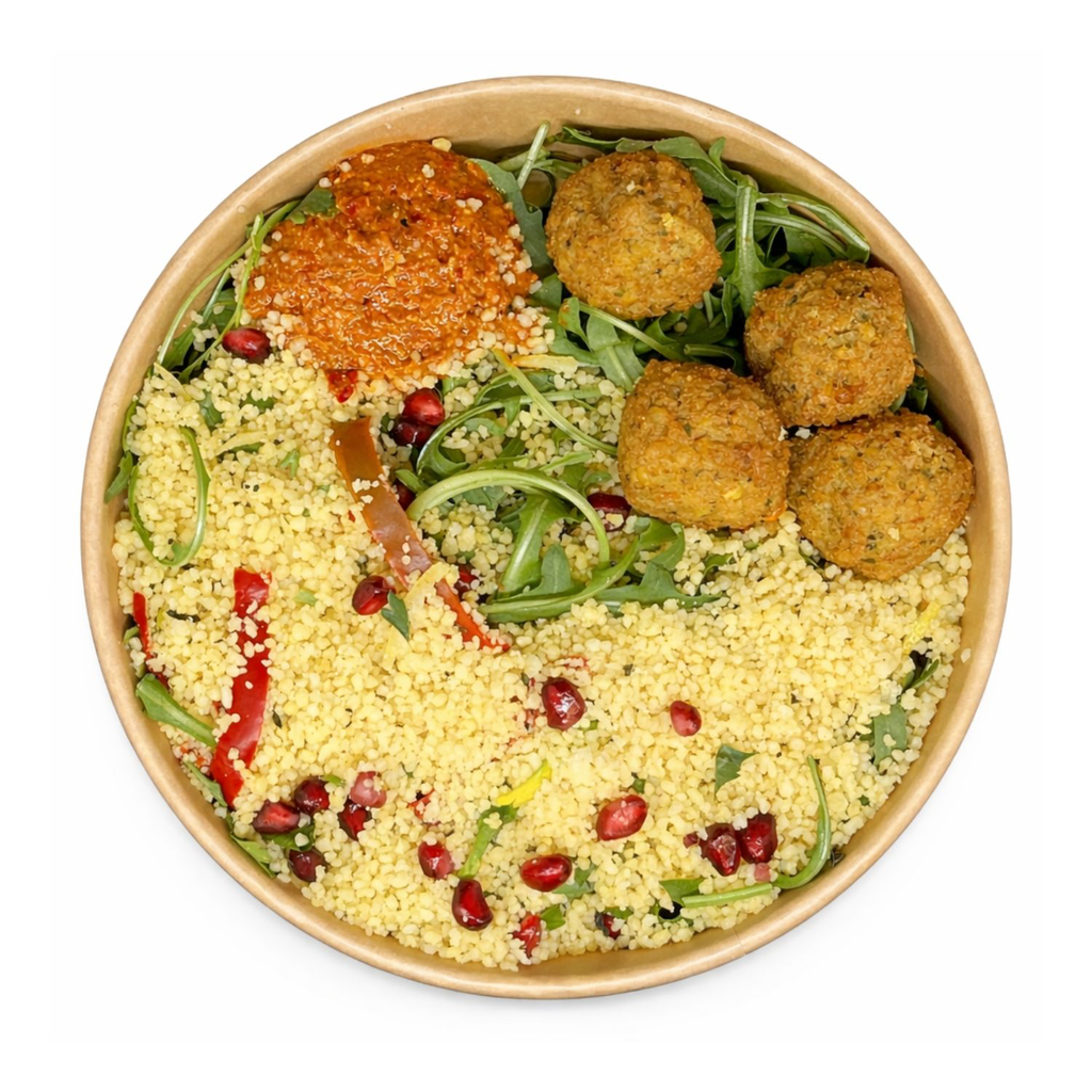 258g Falafelsalade met tomatentapenade