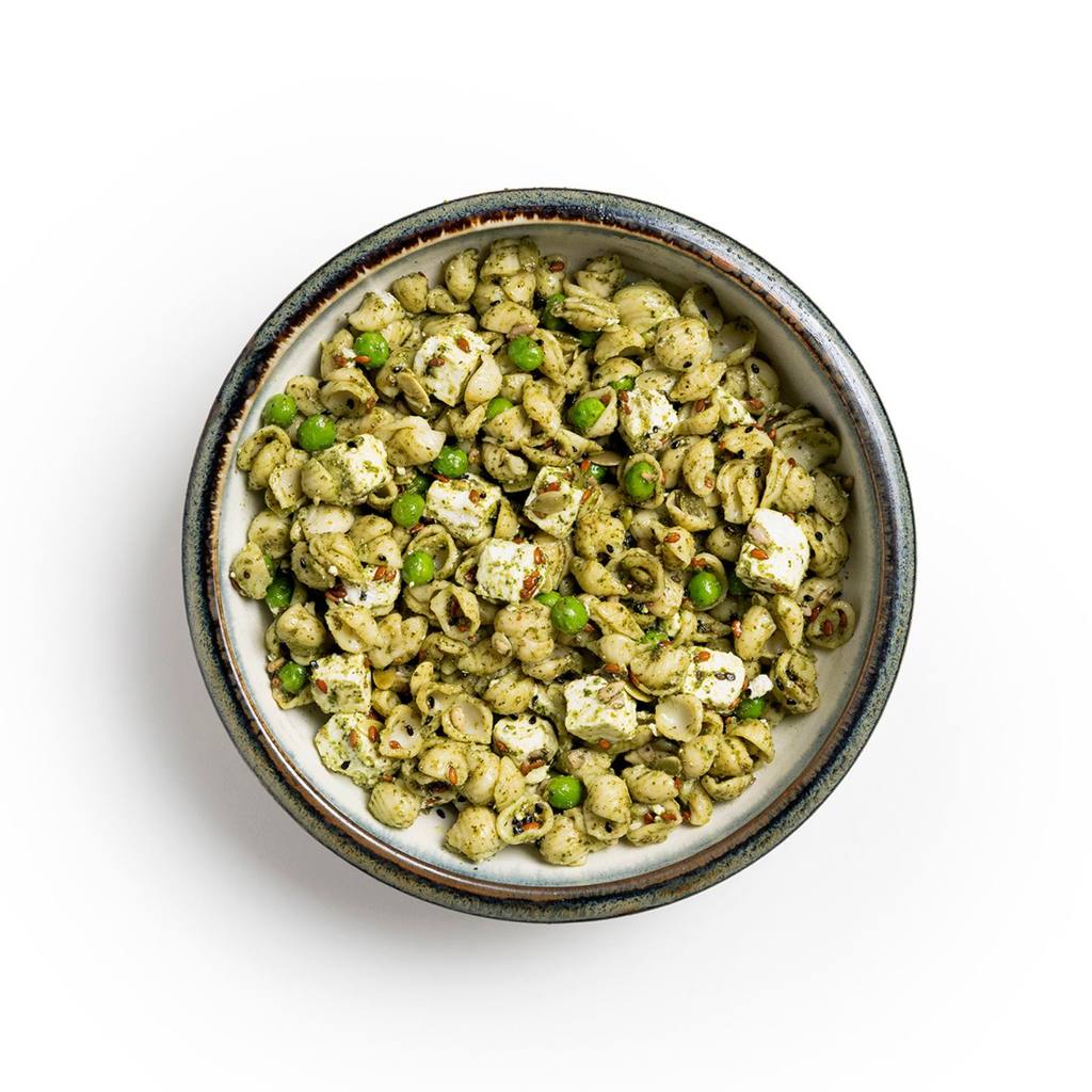 1kg Salade de pâtes aux petits pois et fêta 