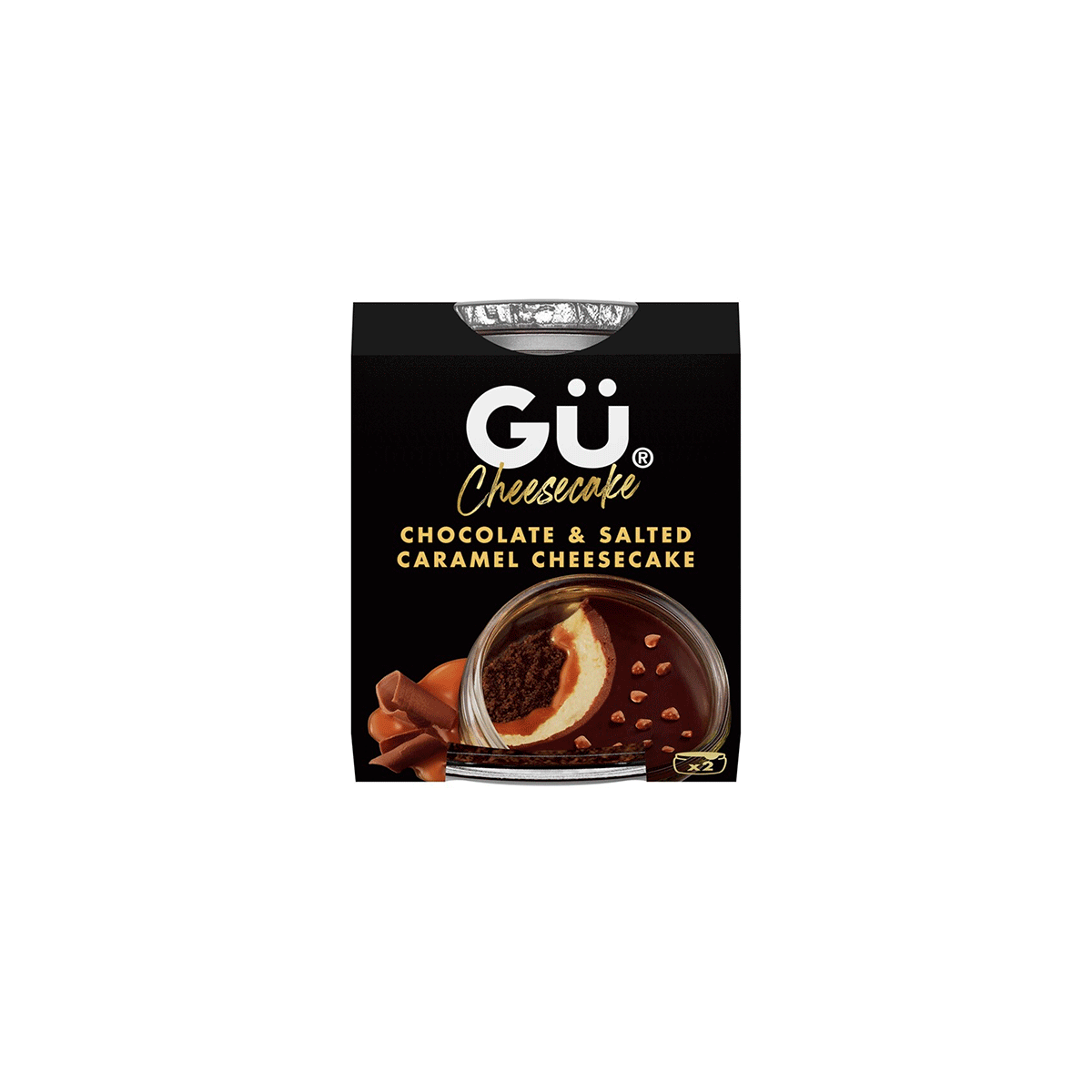 2x91,5g Cheesecake Chocolat Caramel Salé