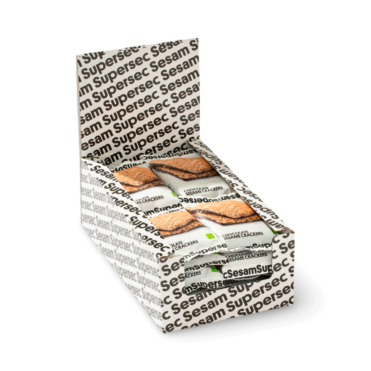 22x45g Sesame Chocolade Crackers