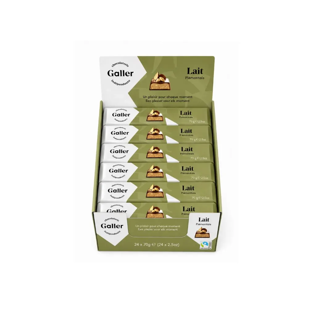 24x70g Chocolat Lait Piémontais