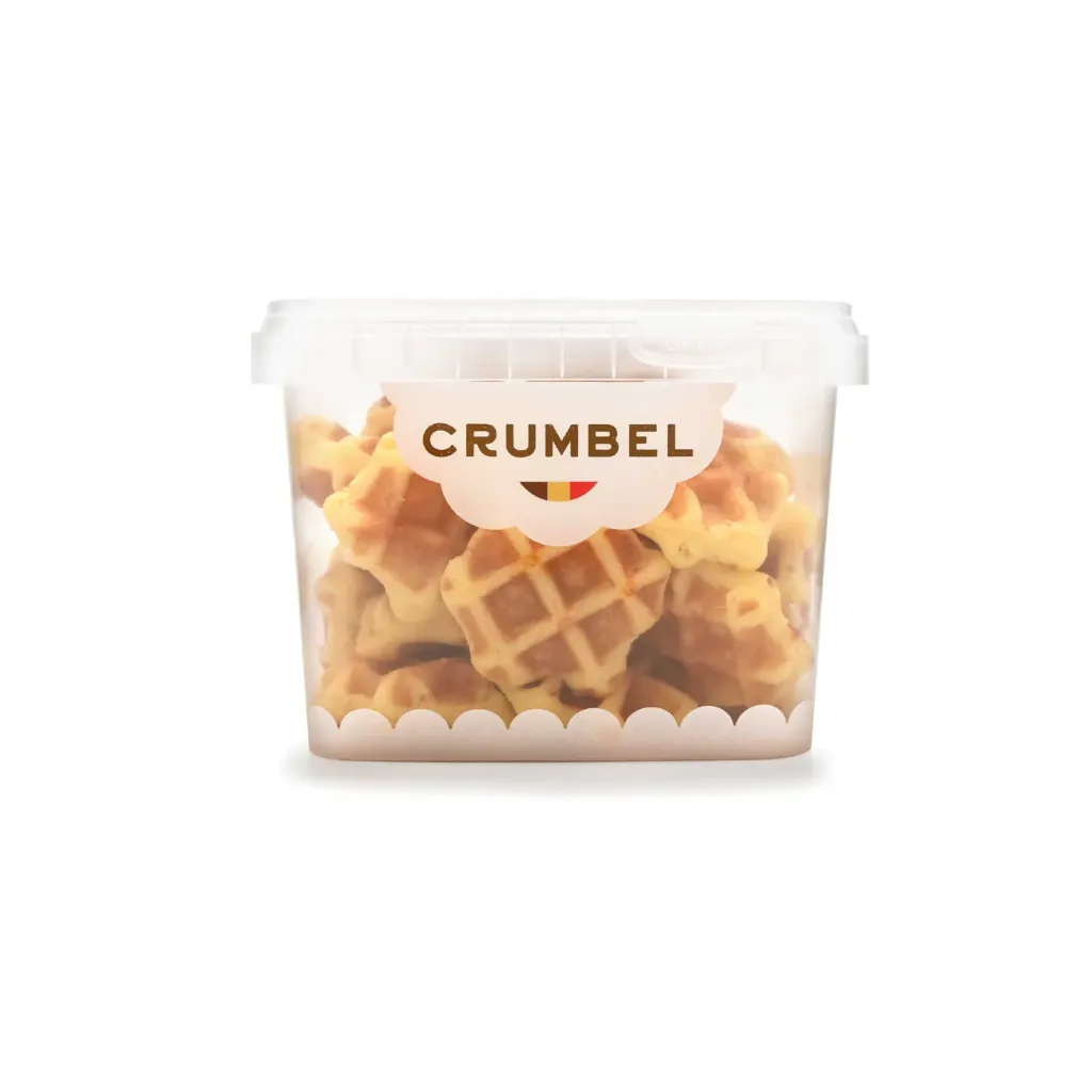 155g Mini Wafels met Parelsuiker