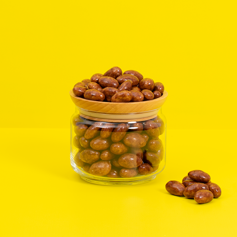 380g Jungle Beads Chocolade en Caramel Amandelen