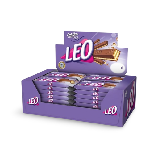 32x33,3g Gaufrette Chocolat au Lait Leo