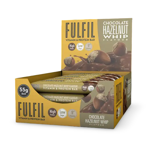 15x55g Barres Protéinées Chocolat et Noisettes