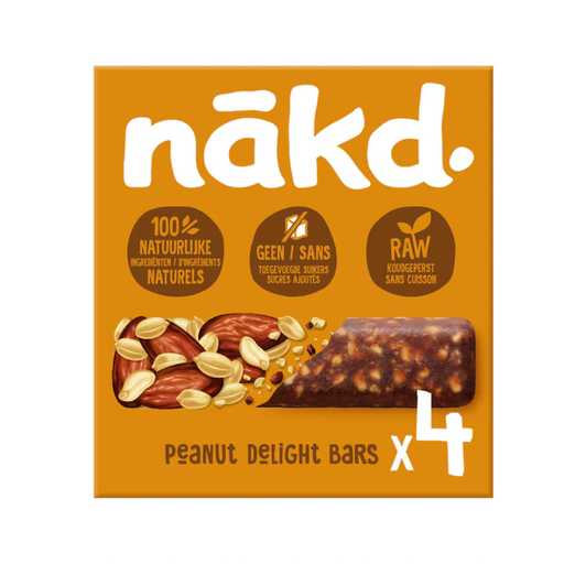 4 x Naked bar cacahuètes