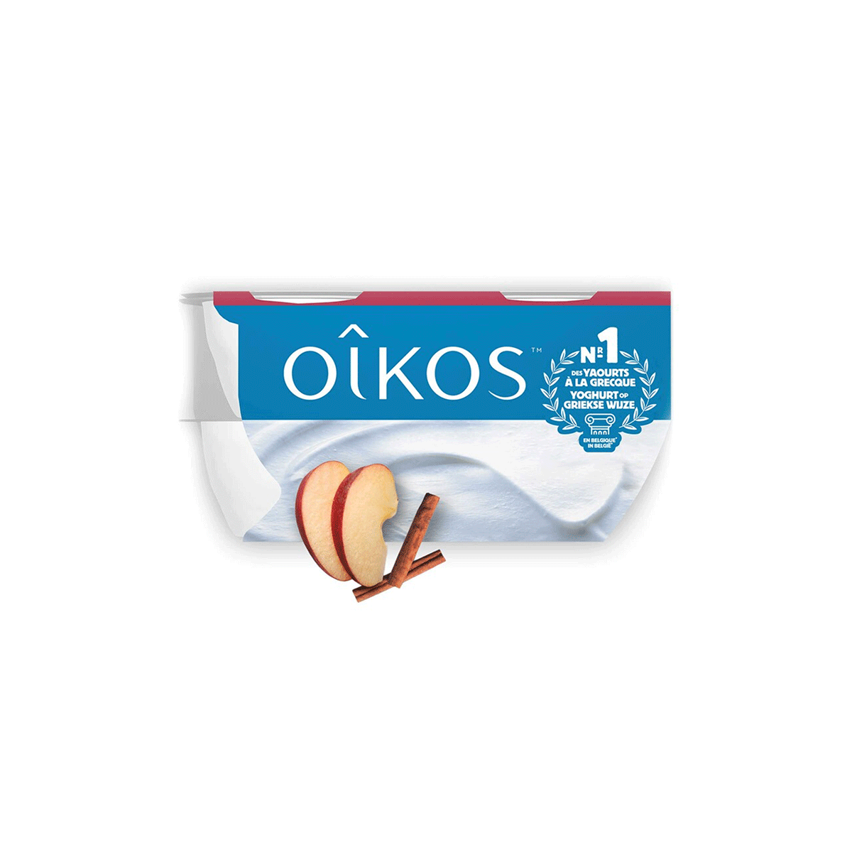 4 x 115g Appel Kaneel Griekse Yoghurt